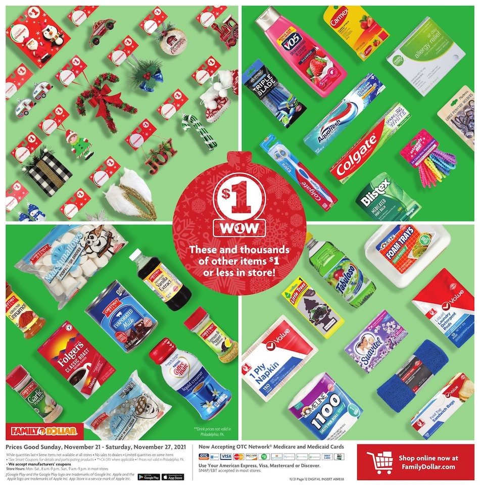 Family Dollar Ad page 16