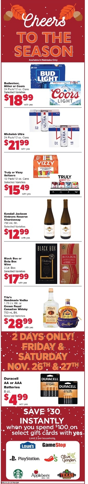 Family Fare Ad