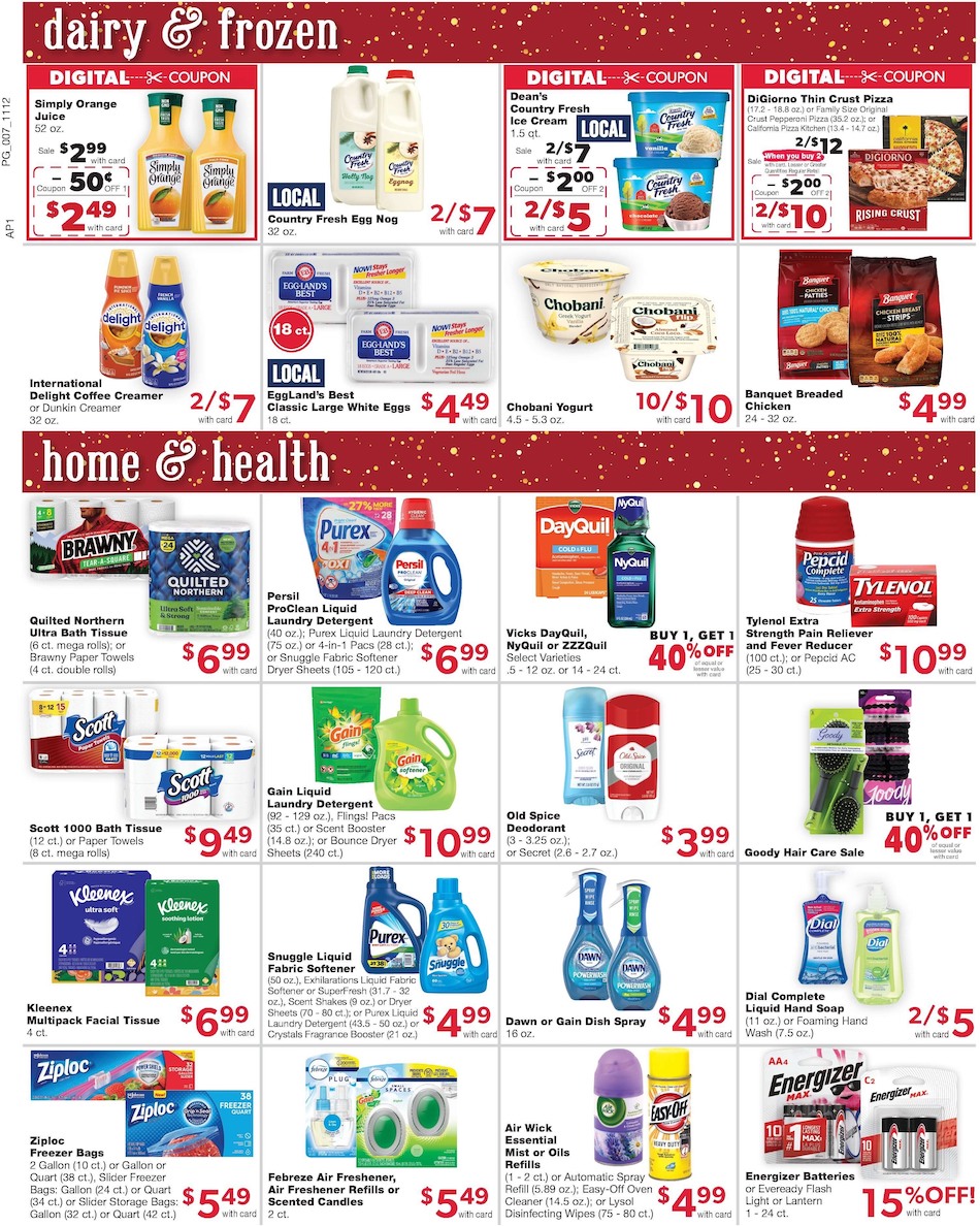 Family Fare Ad page 14