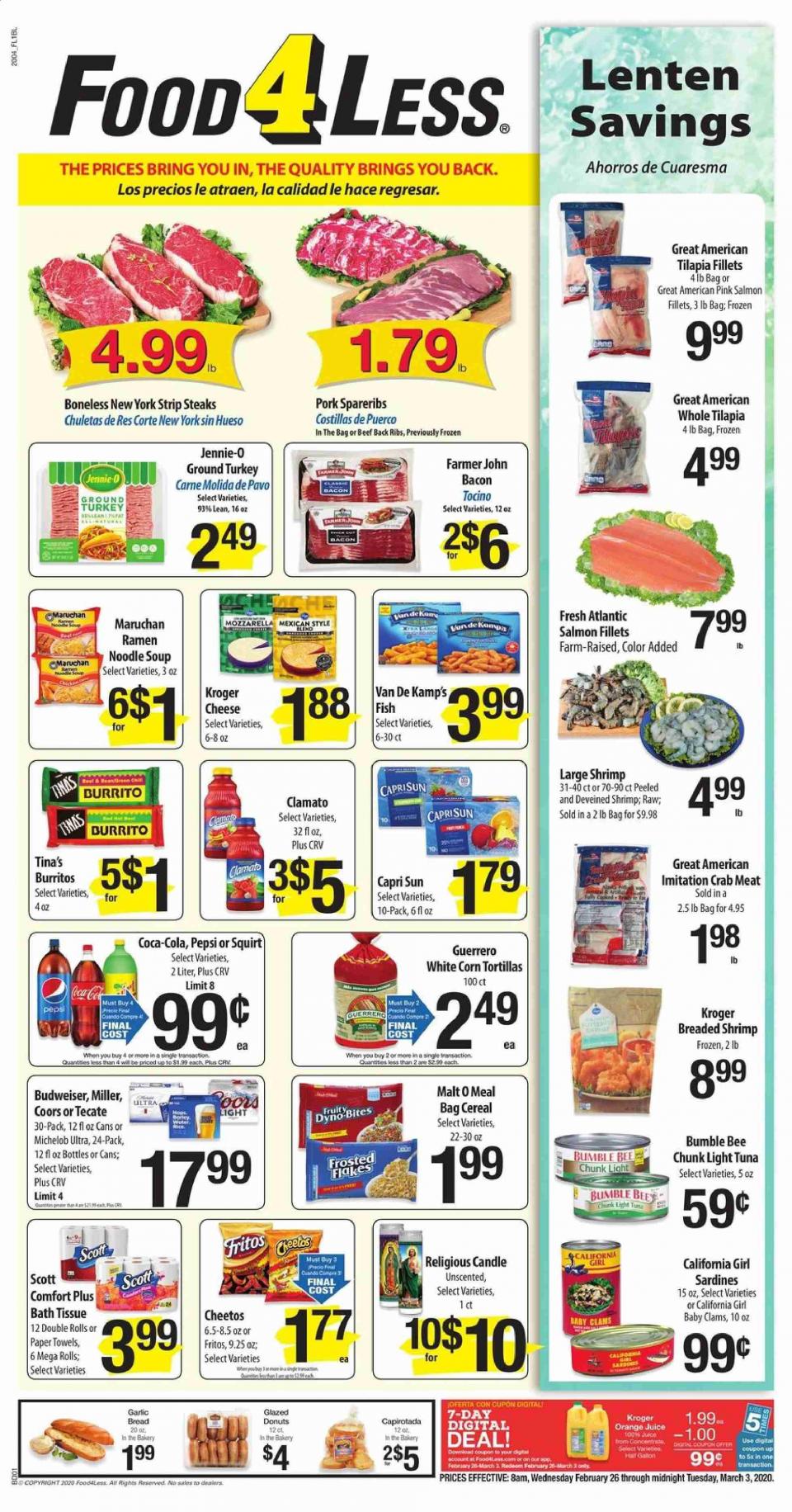 Food 4 Less Ad