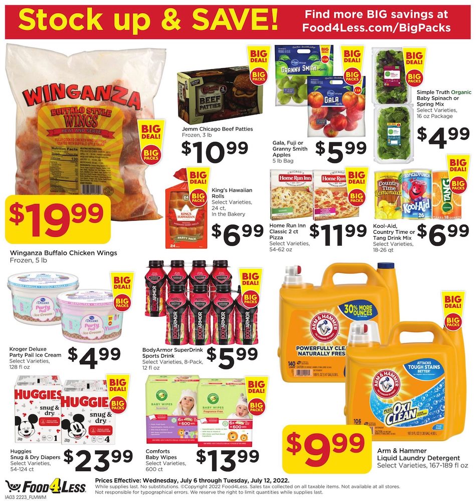 Food 4 Less Ad page 7