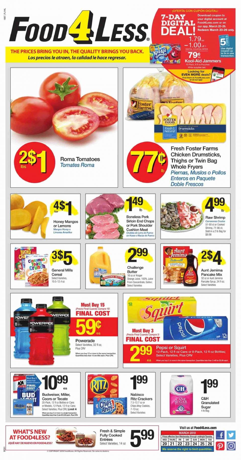 Food 4 Less Ad