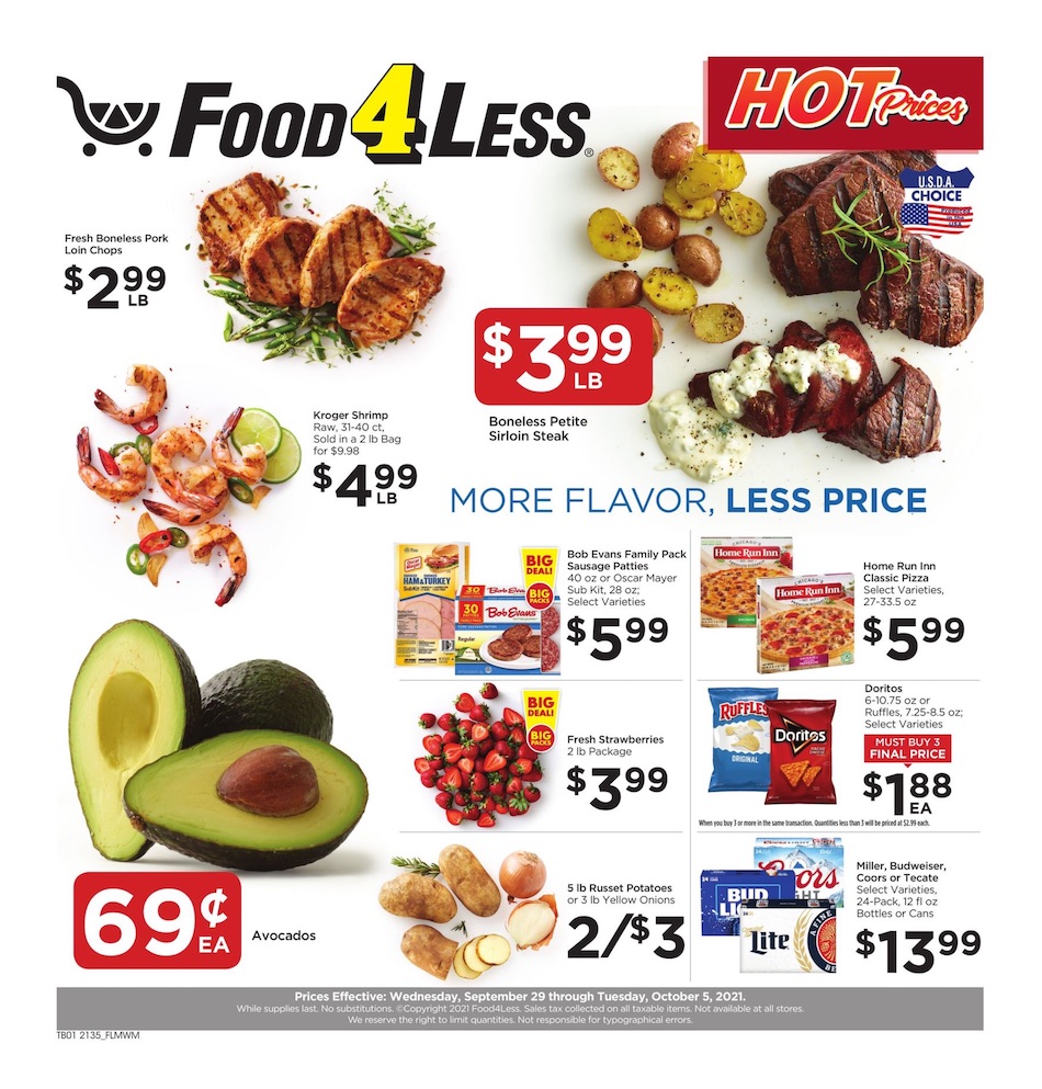 Food 4 Less Ad