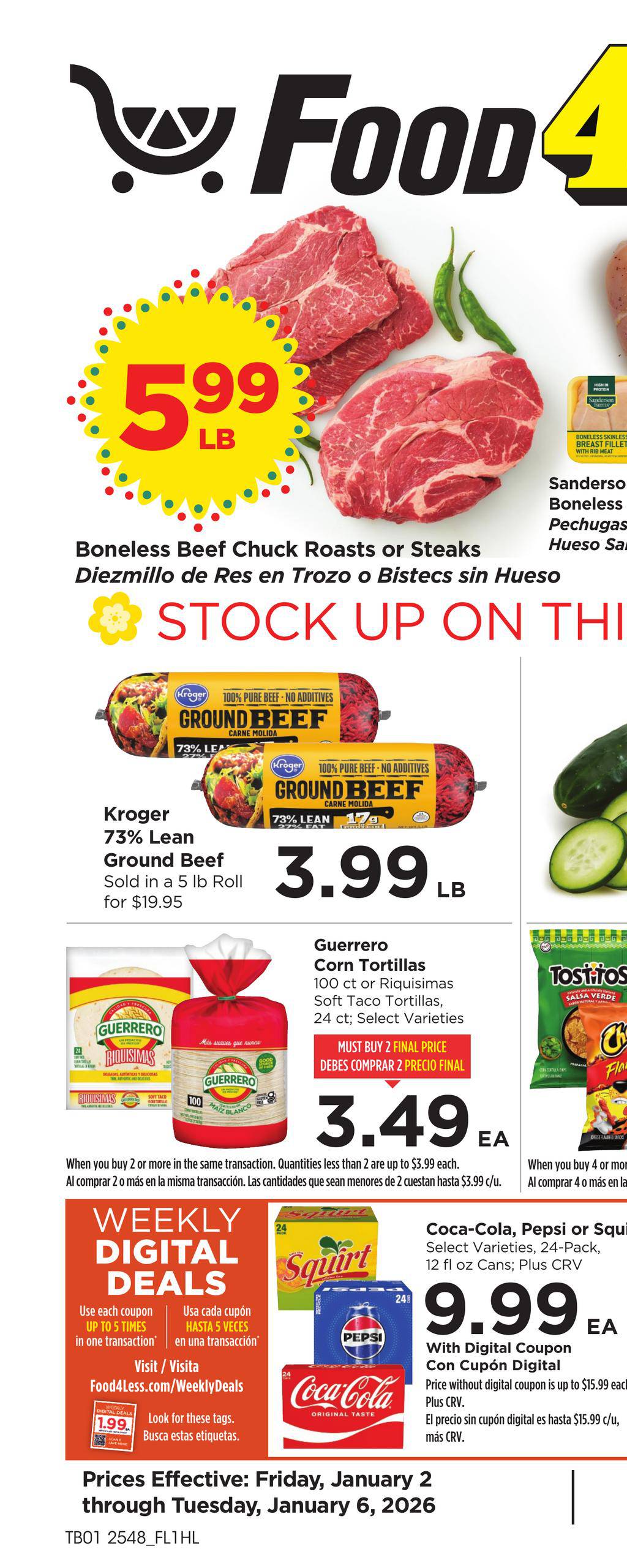 Food 4 Less Ad