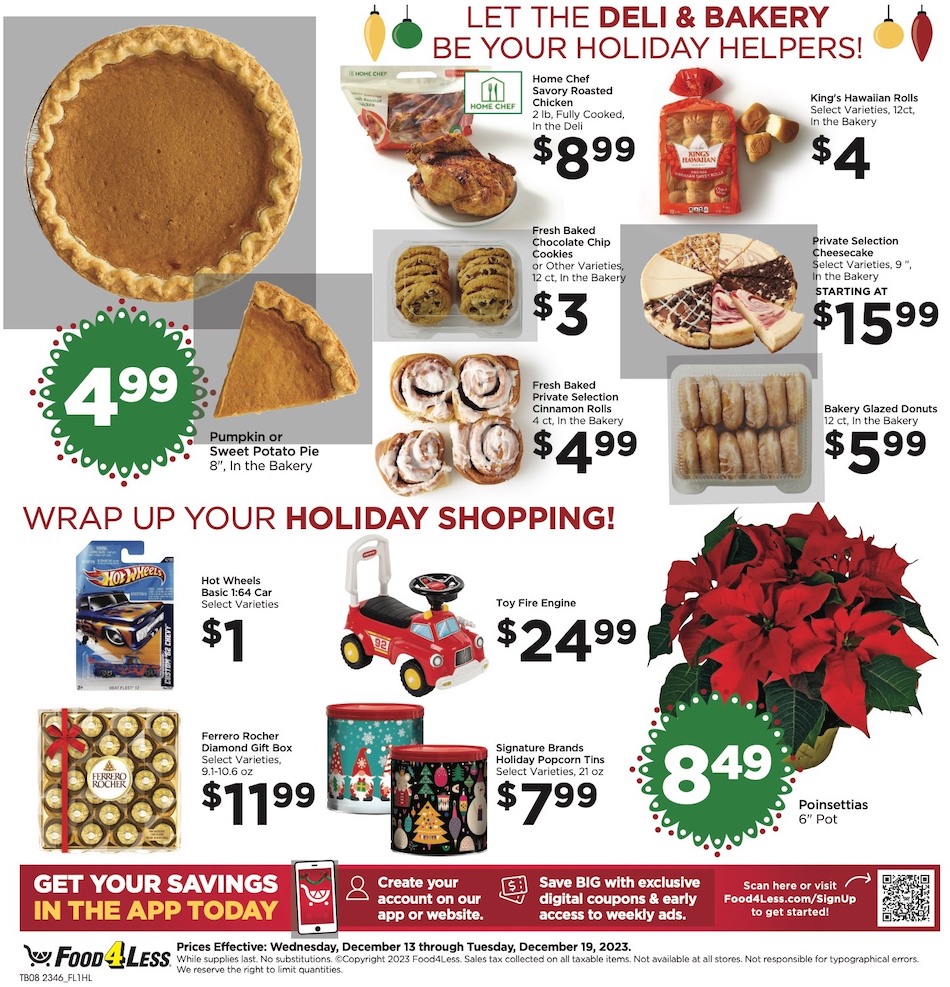 Food 4 Less Ad page 9