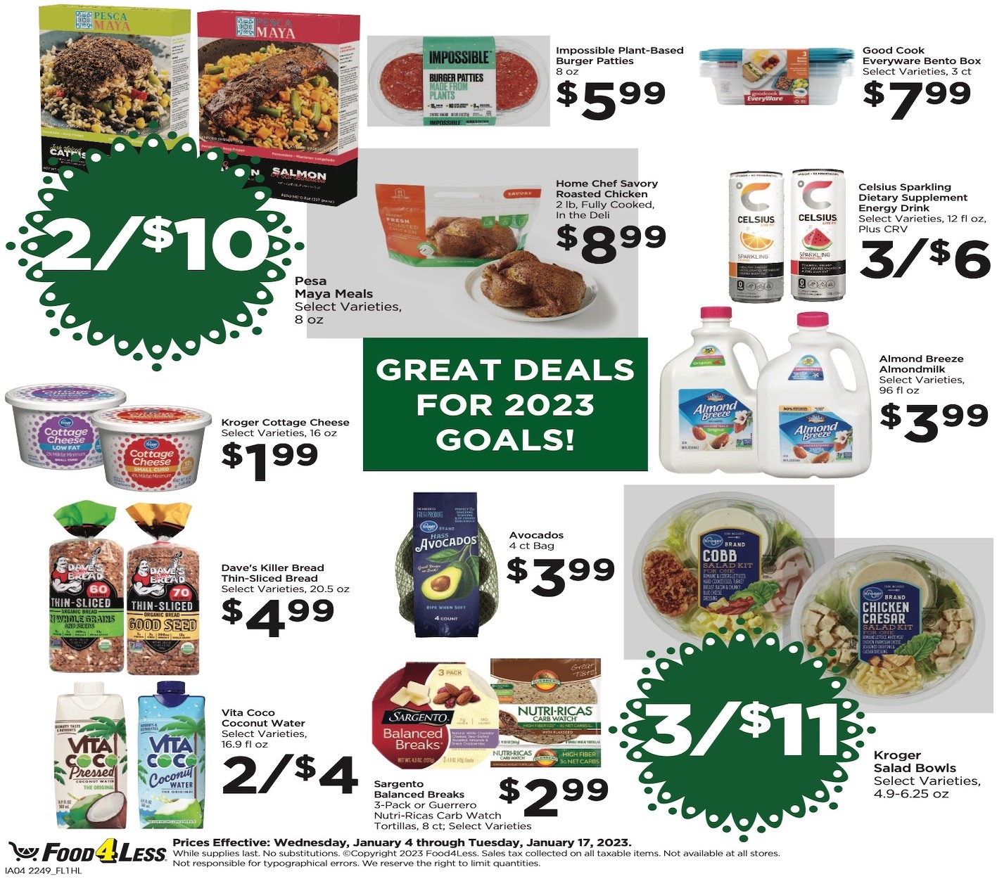 Food 4 Less Ad page 6