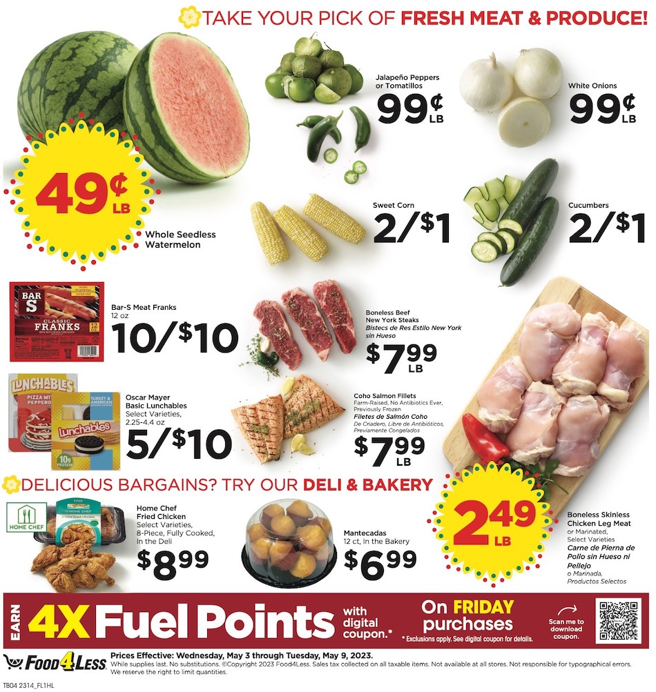 Food 4 Less Ad page 7
