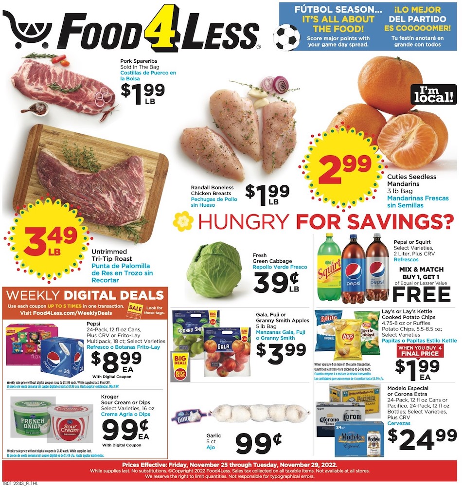 Food 4 Less Ad