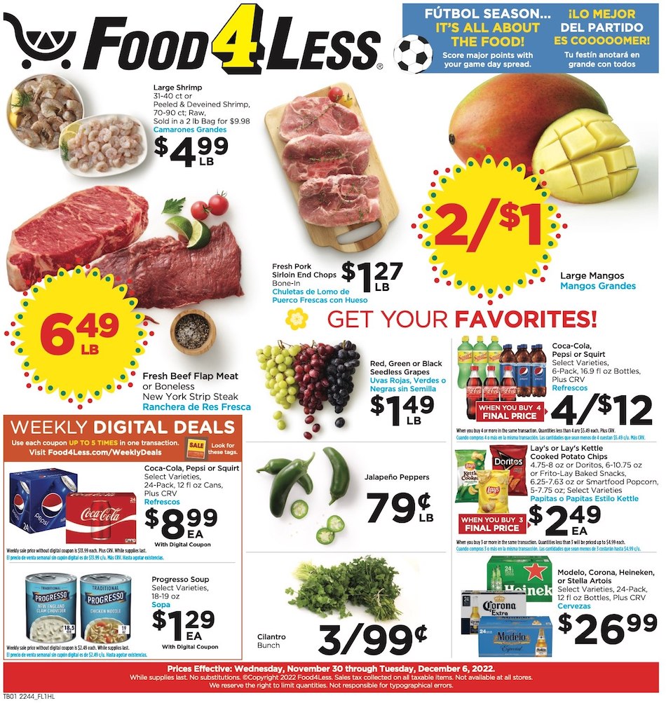 Food 4 Less Ad