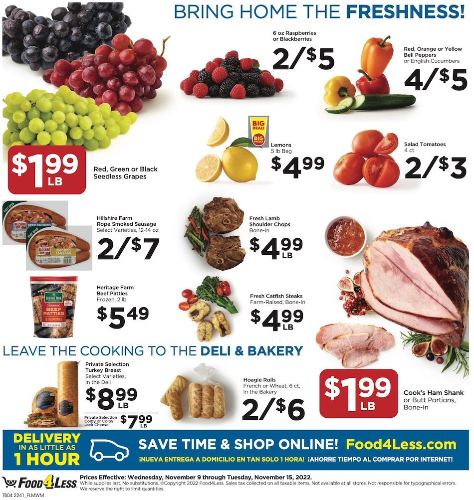 Food 4 Less Ad page 6