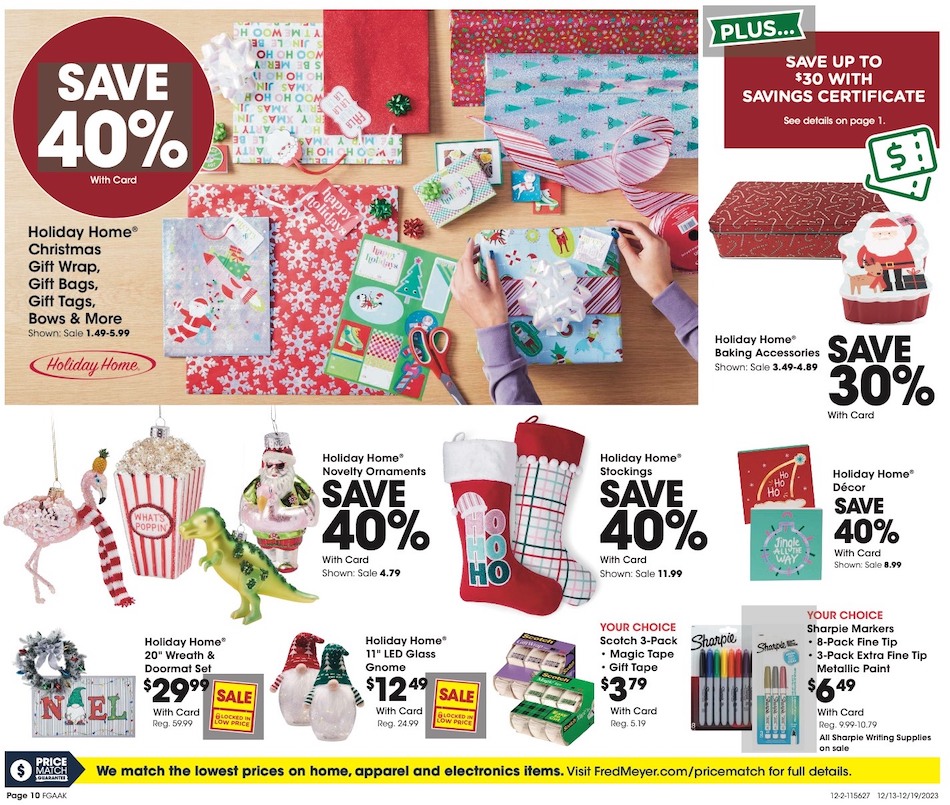 Fred Meyer Ad page 10