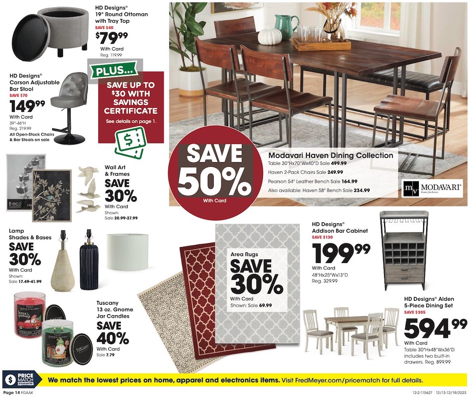 Fred Meyer Ad page 14