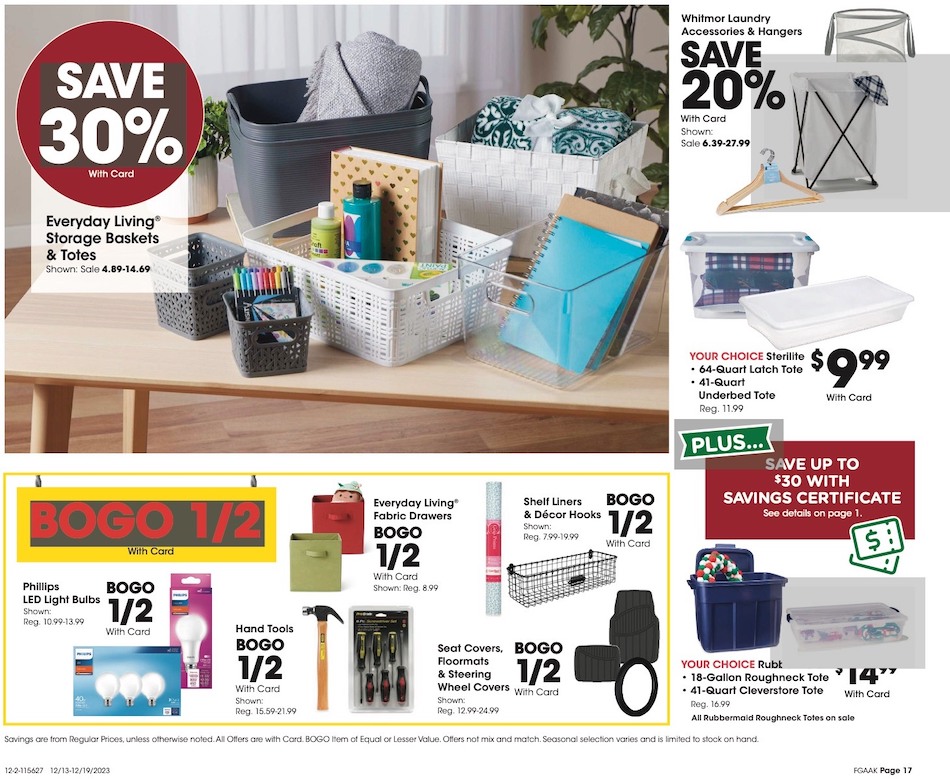Fred Meyer Ad page 17