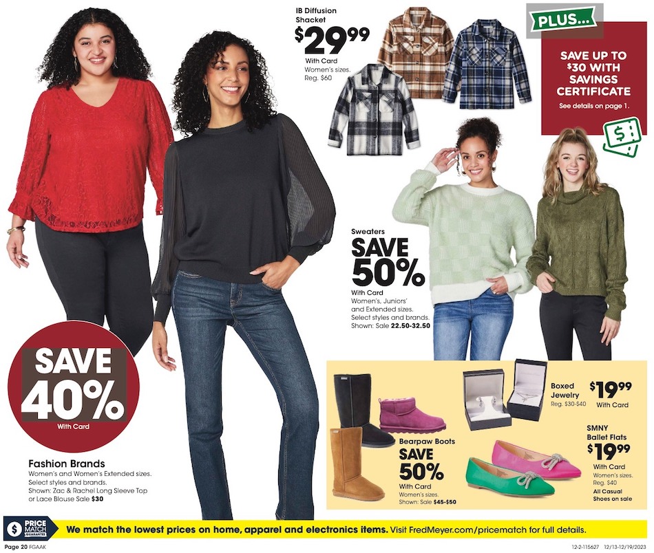 Fred Meyer Ad page 20