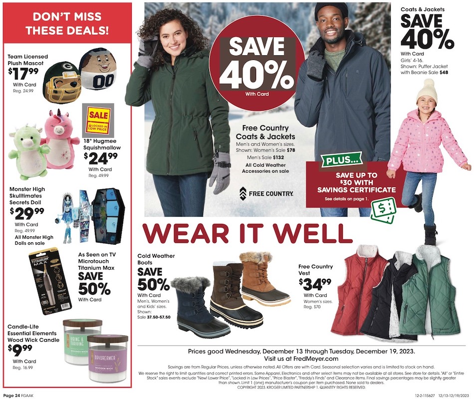 Fred Meyer Ad page 24