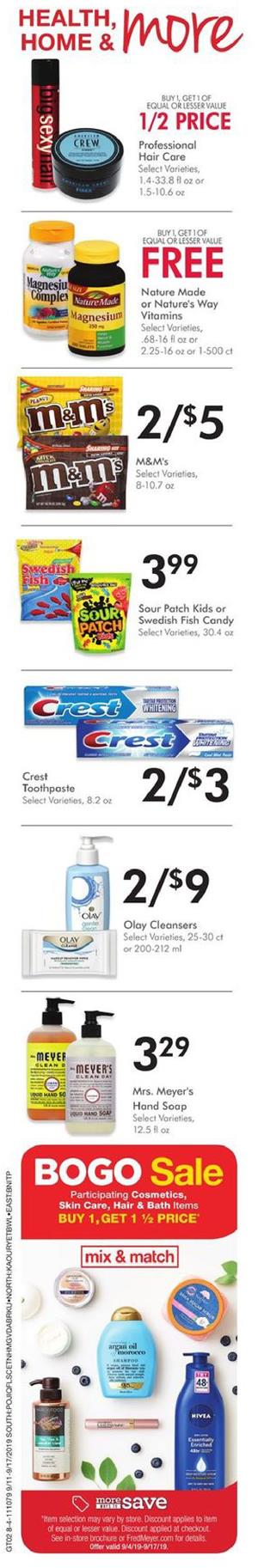 Fred Meyer Ad Sep 11 - 17, 2019 page 16