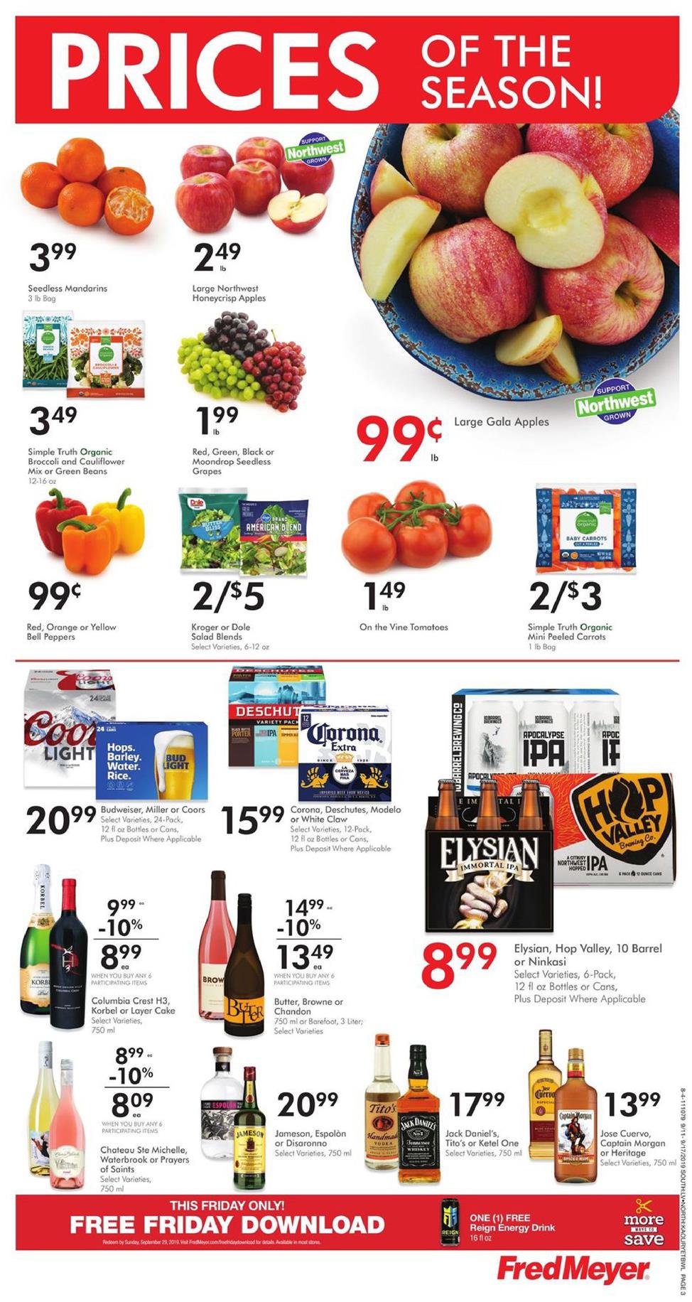 Fred Meyer Ad Sep 11 - 17, 2019 page 3
