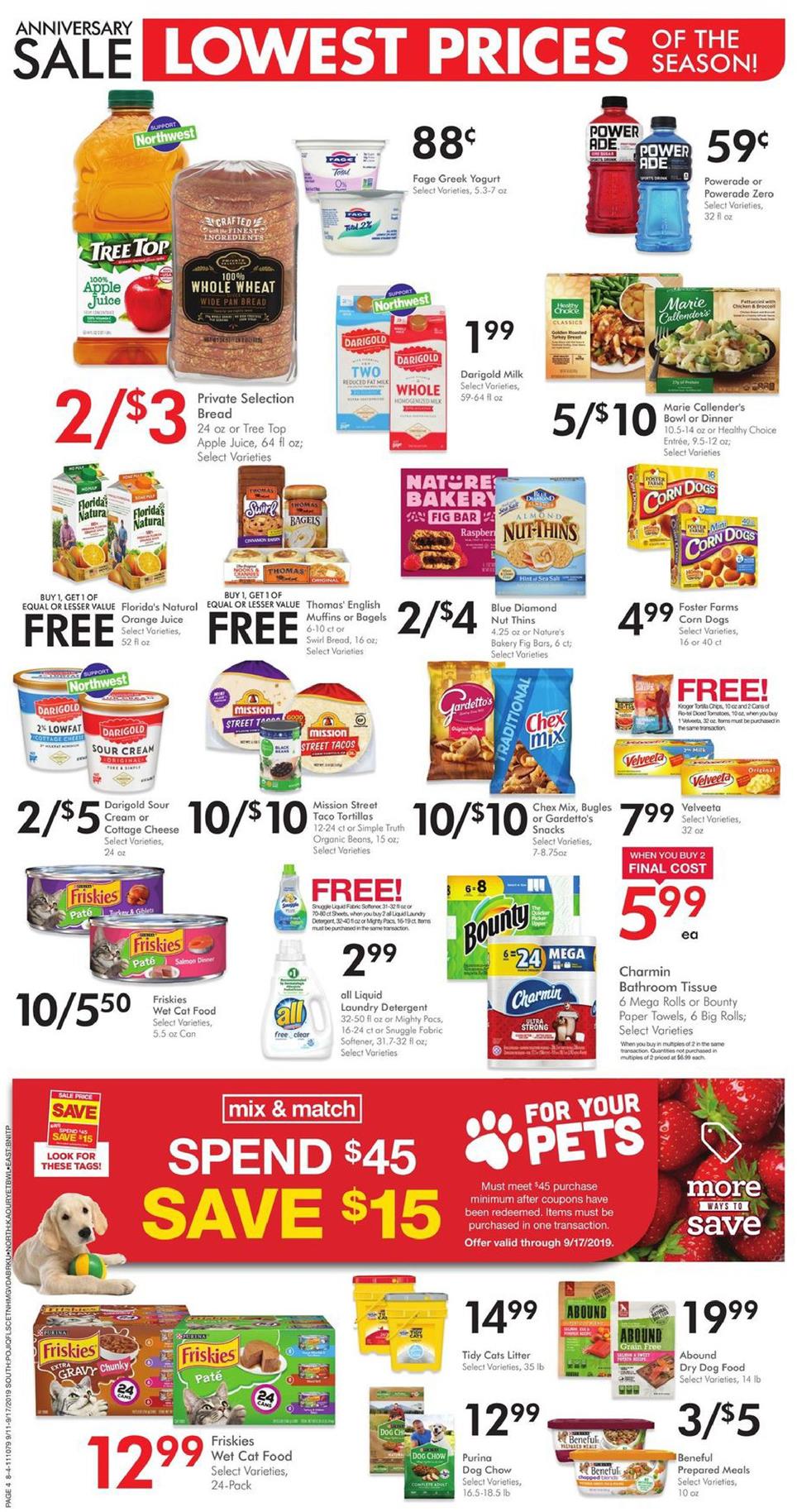 Fred Meyer Ad Sep 11 - 17, 2019 page 4