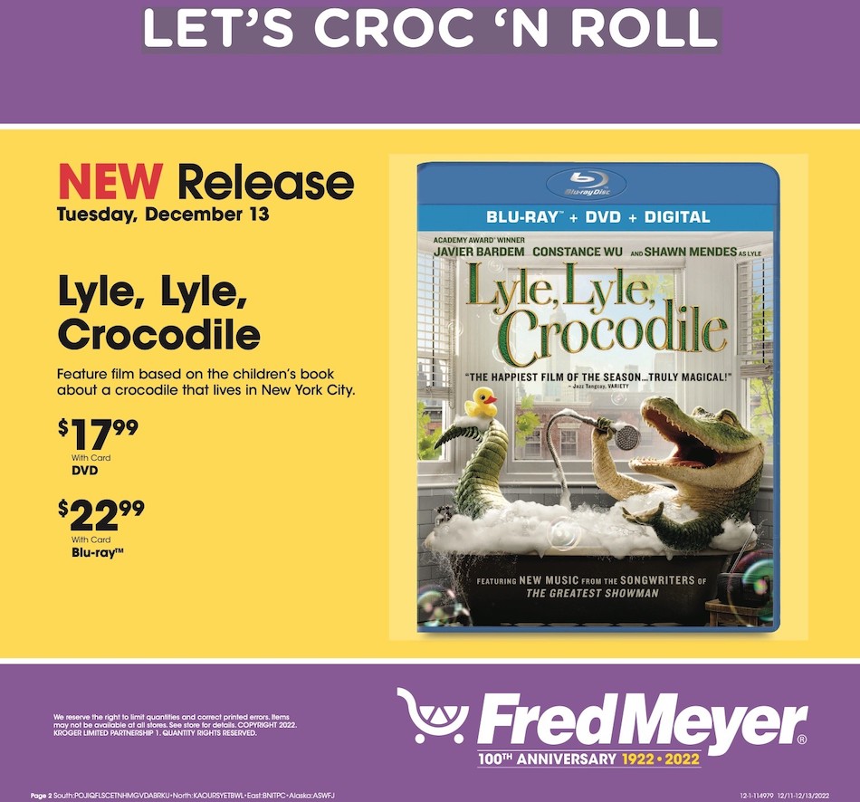 Fred Meyer Ad