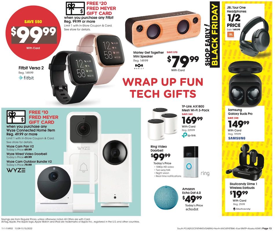 Fred Meyer Ad page 13