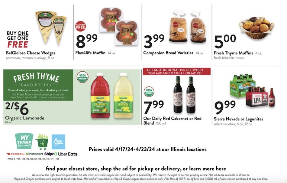 Fresh Thyme Ad page 10