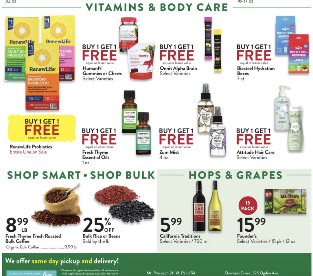 Fresh Thyme Ad page 7