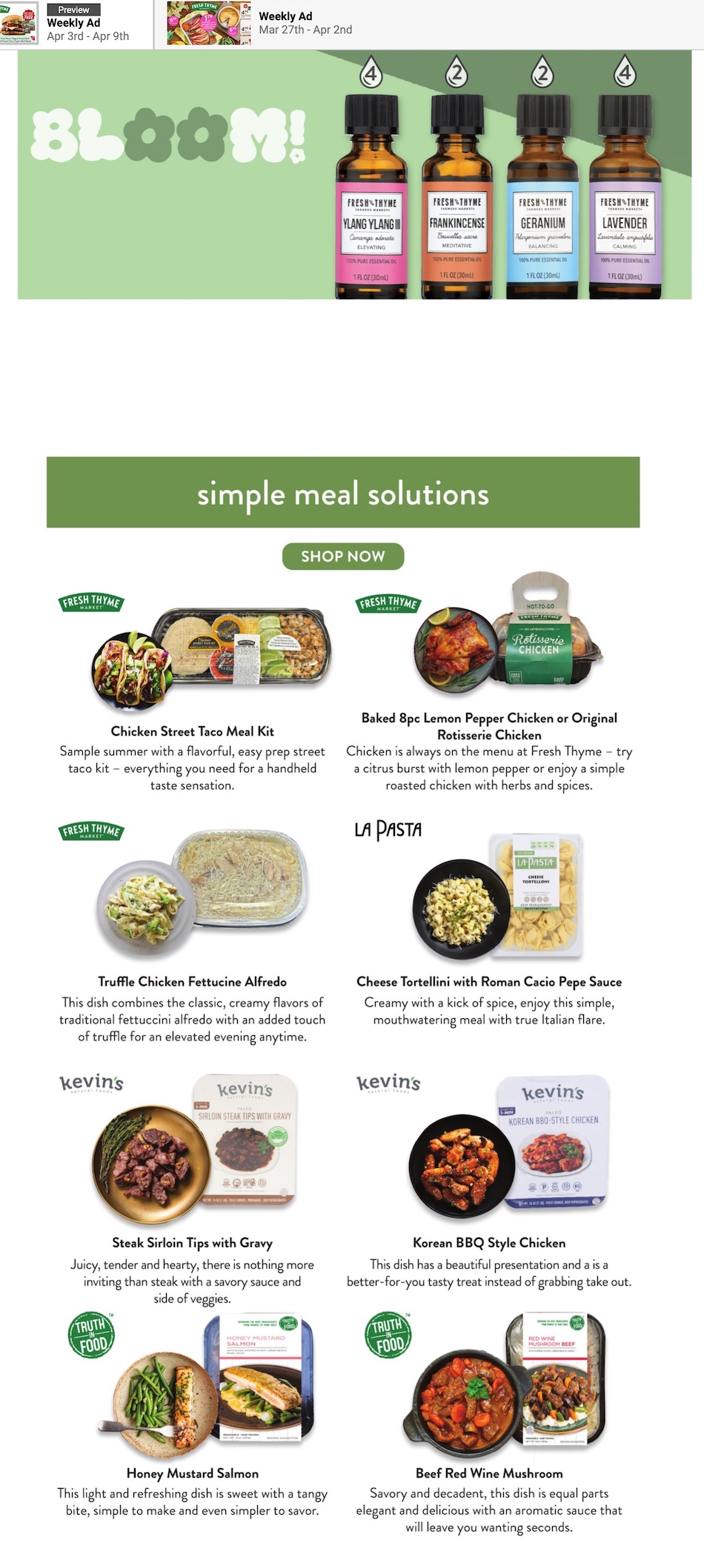 Fresh Thyme Ad page 5