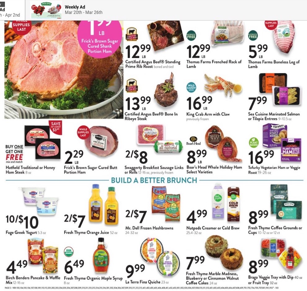 Fresh Thyme Ad