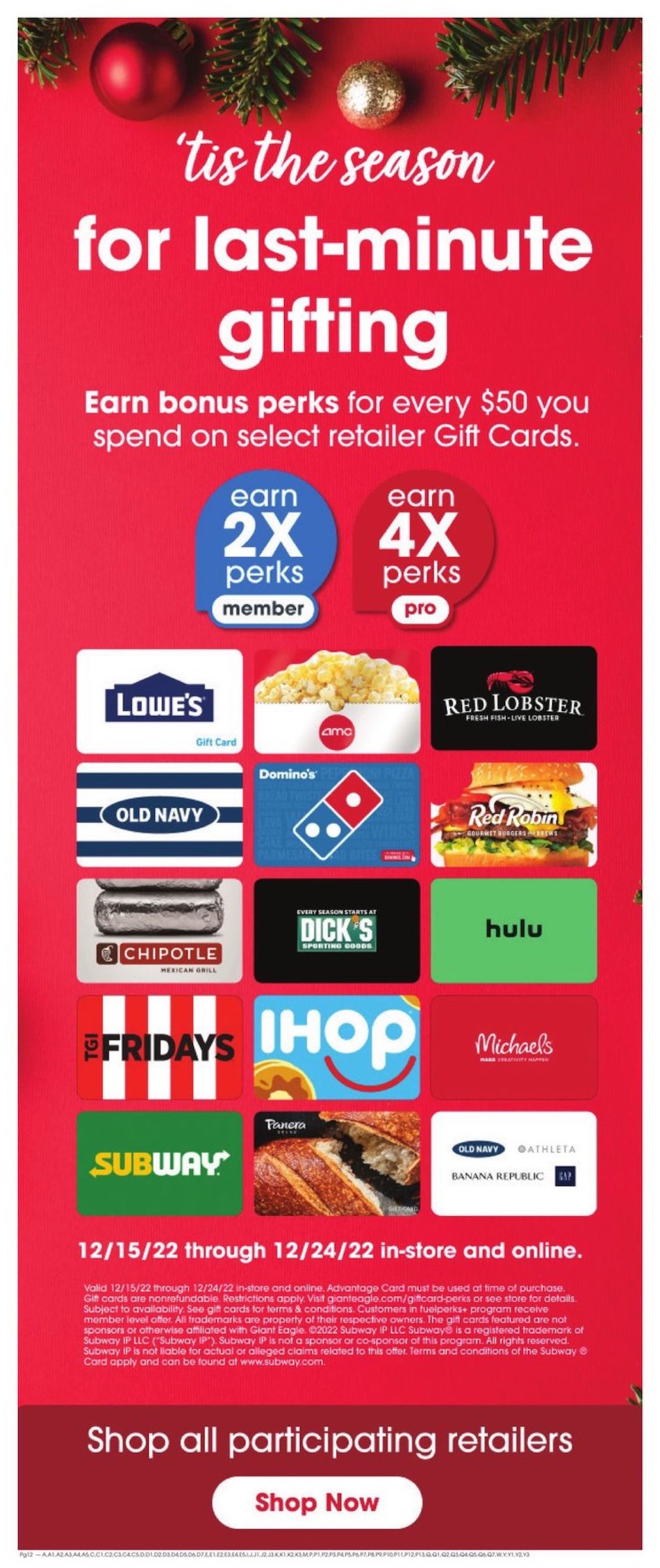 Giant Eagle Ad page 13