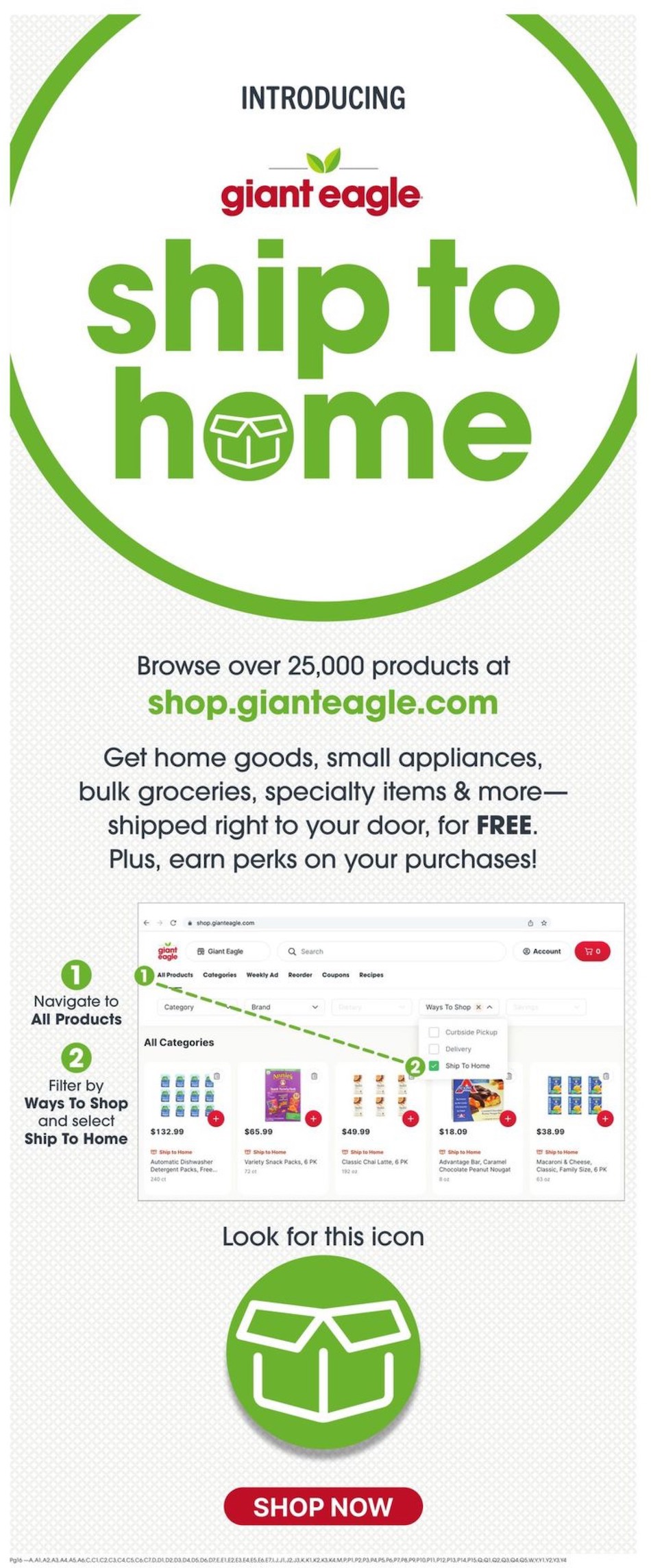 Giant Eagle Ad page 16