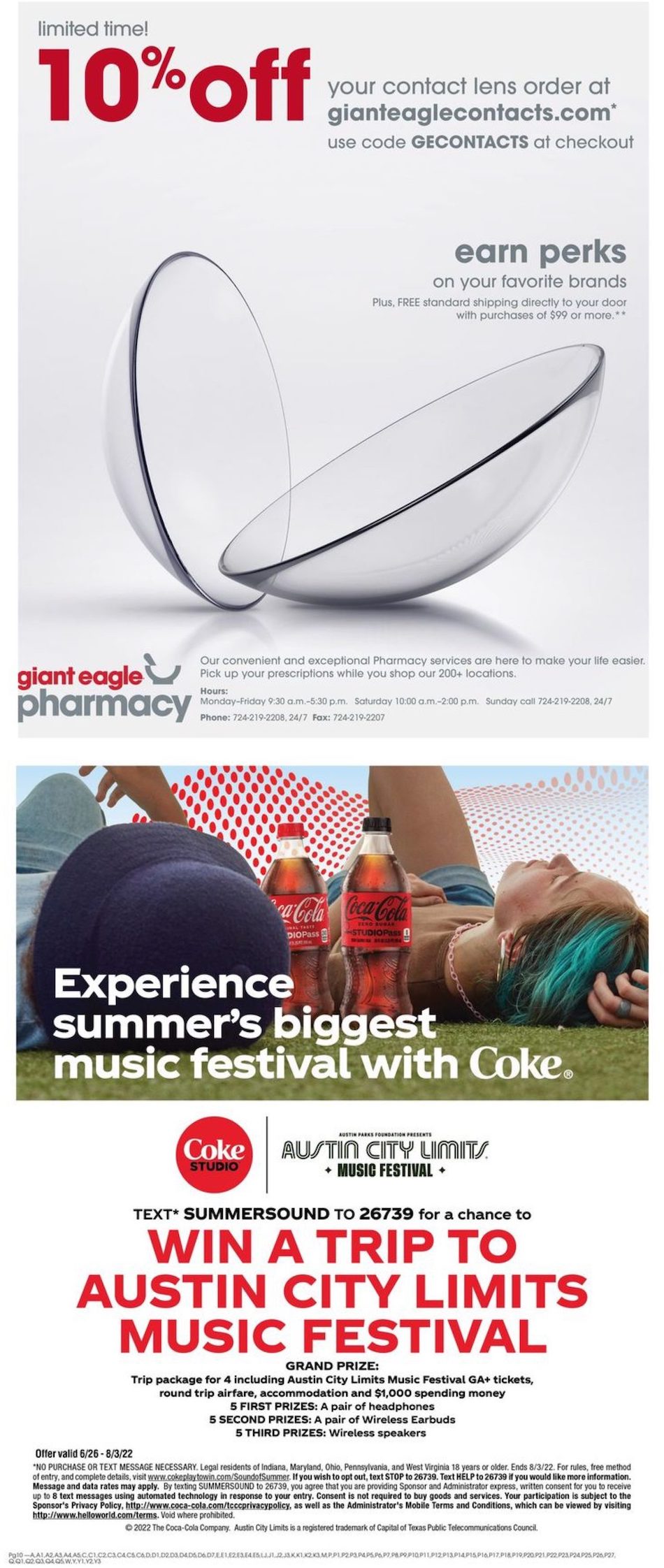 Giant Eagle Ad page 9