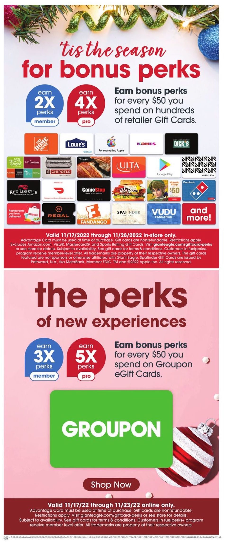 Giant Eagle Ad page 12