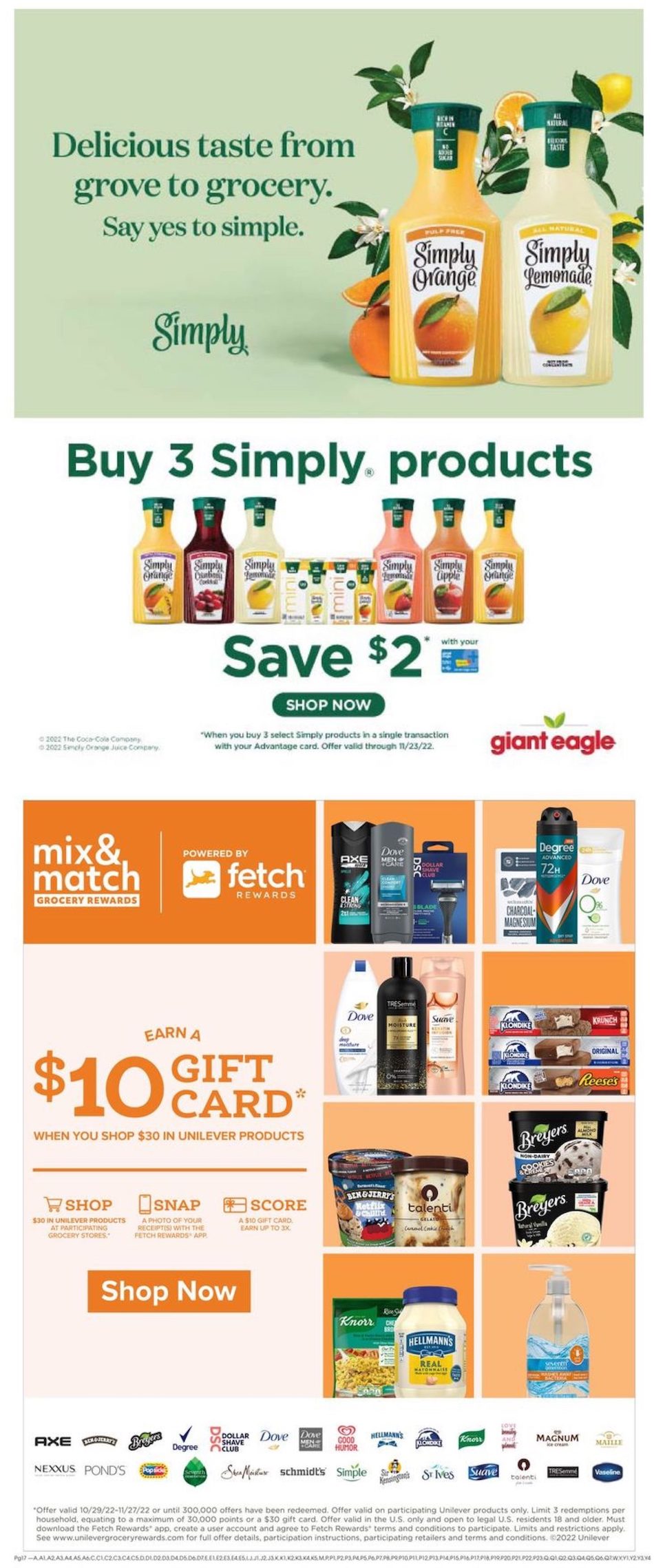 Giant Eagle Ad page 16
