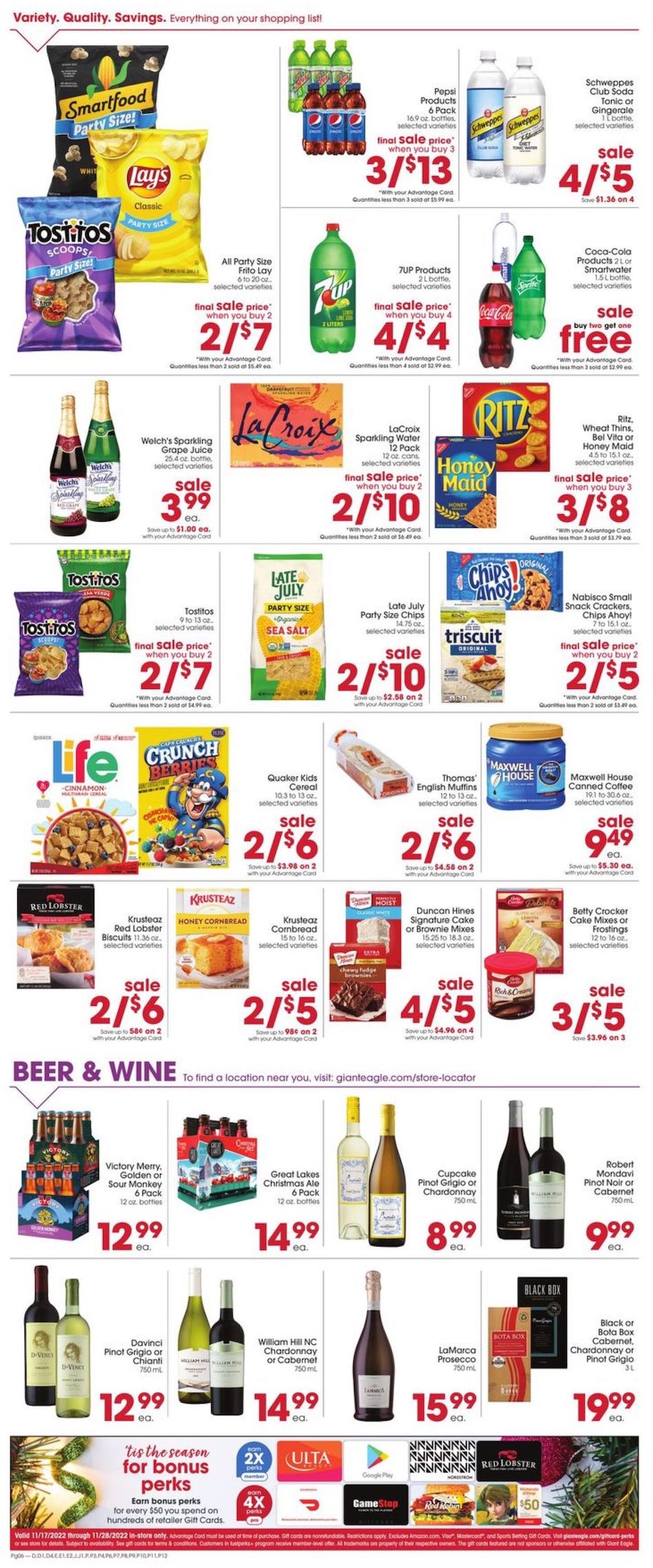 Giant Eagle Ad page 7