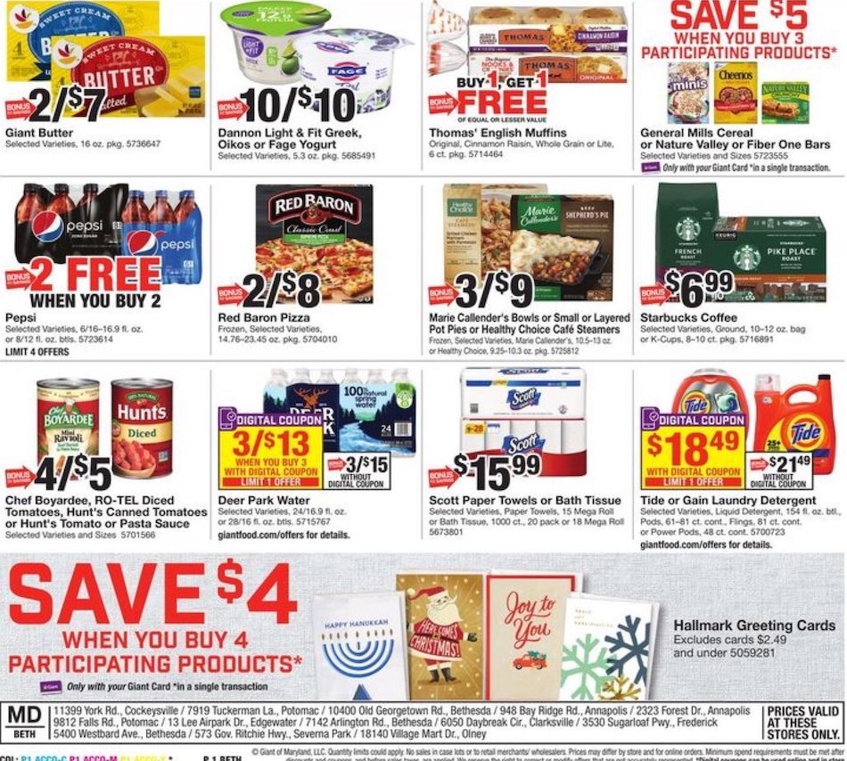 Giant Weekly Ad