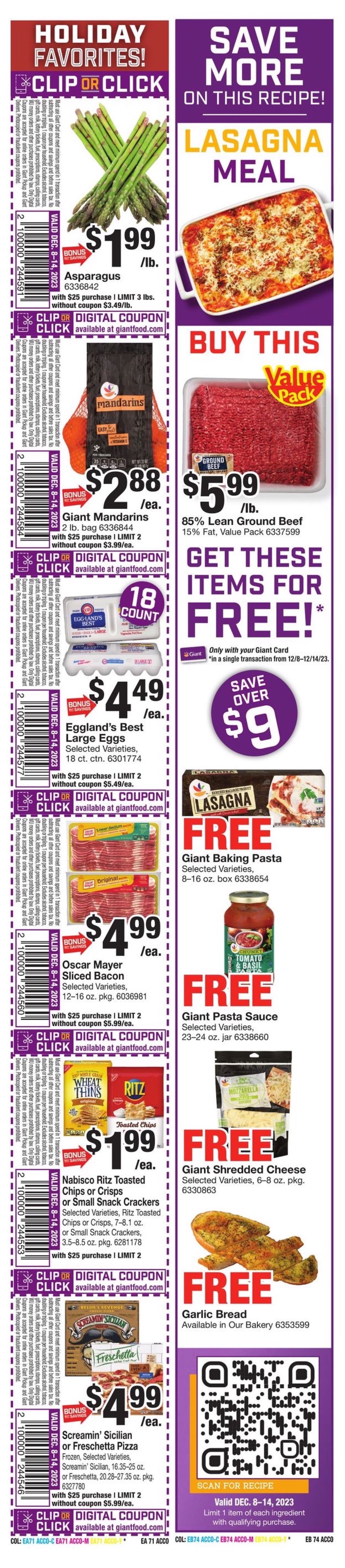 Giant Weekly Ad Dec 8 - 14, 2023 page 15