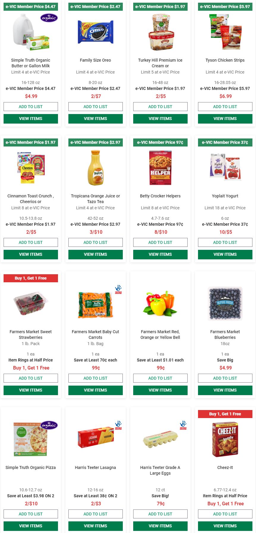 Harris Teeter Weekly Ad