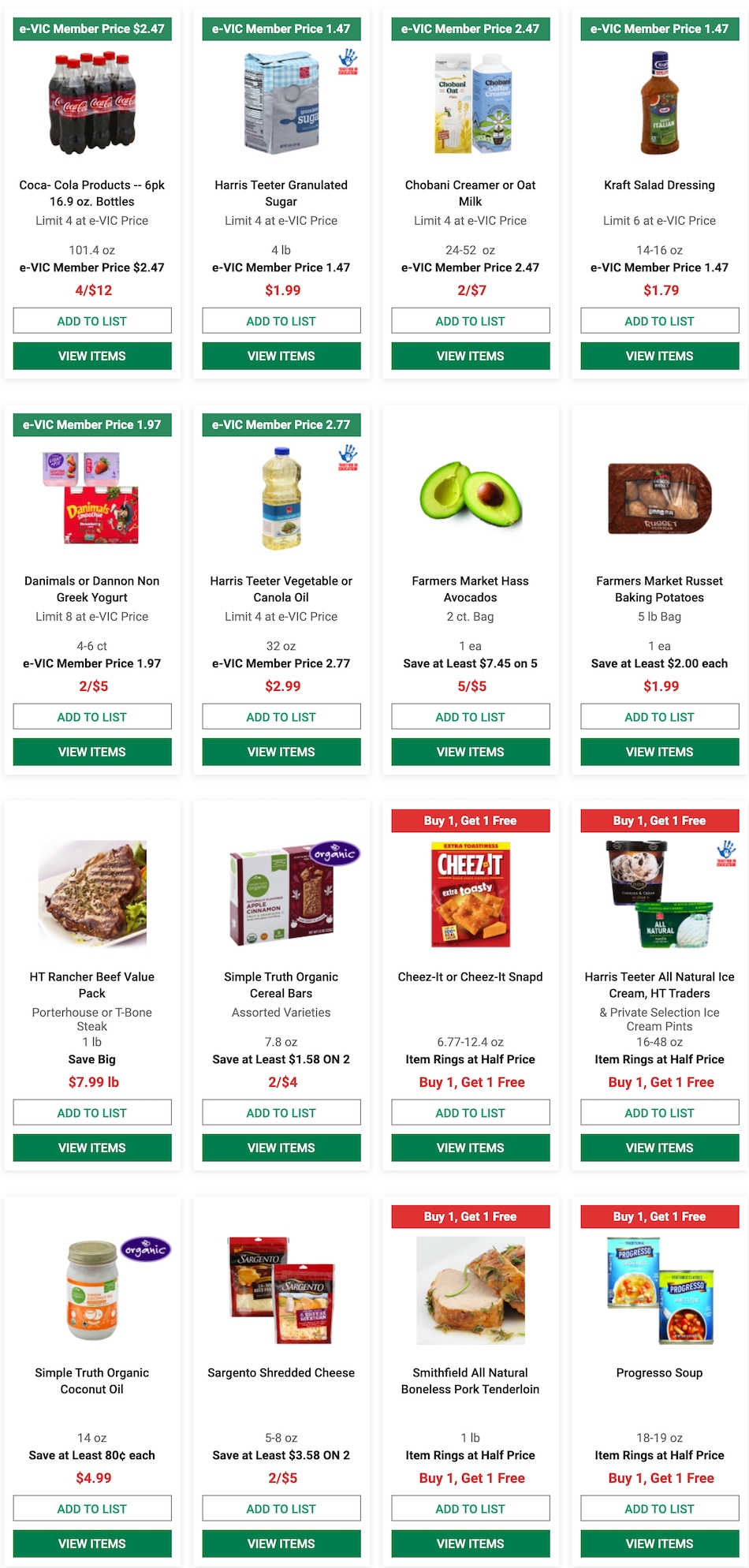 Harris Teeter Weekly Ad