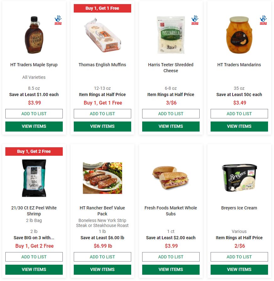 Harris Teeter Weekly Ad