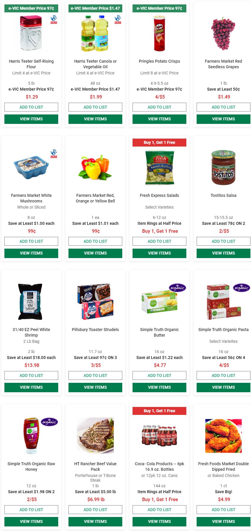 Harris Teeter Weekly Ad