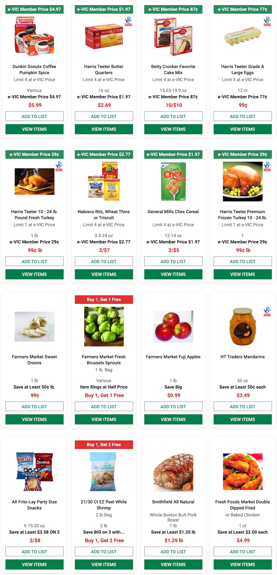 Harris Teeter Weekly Ad