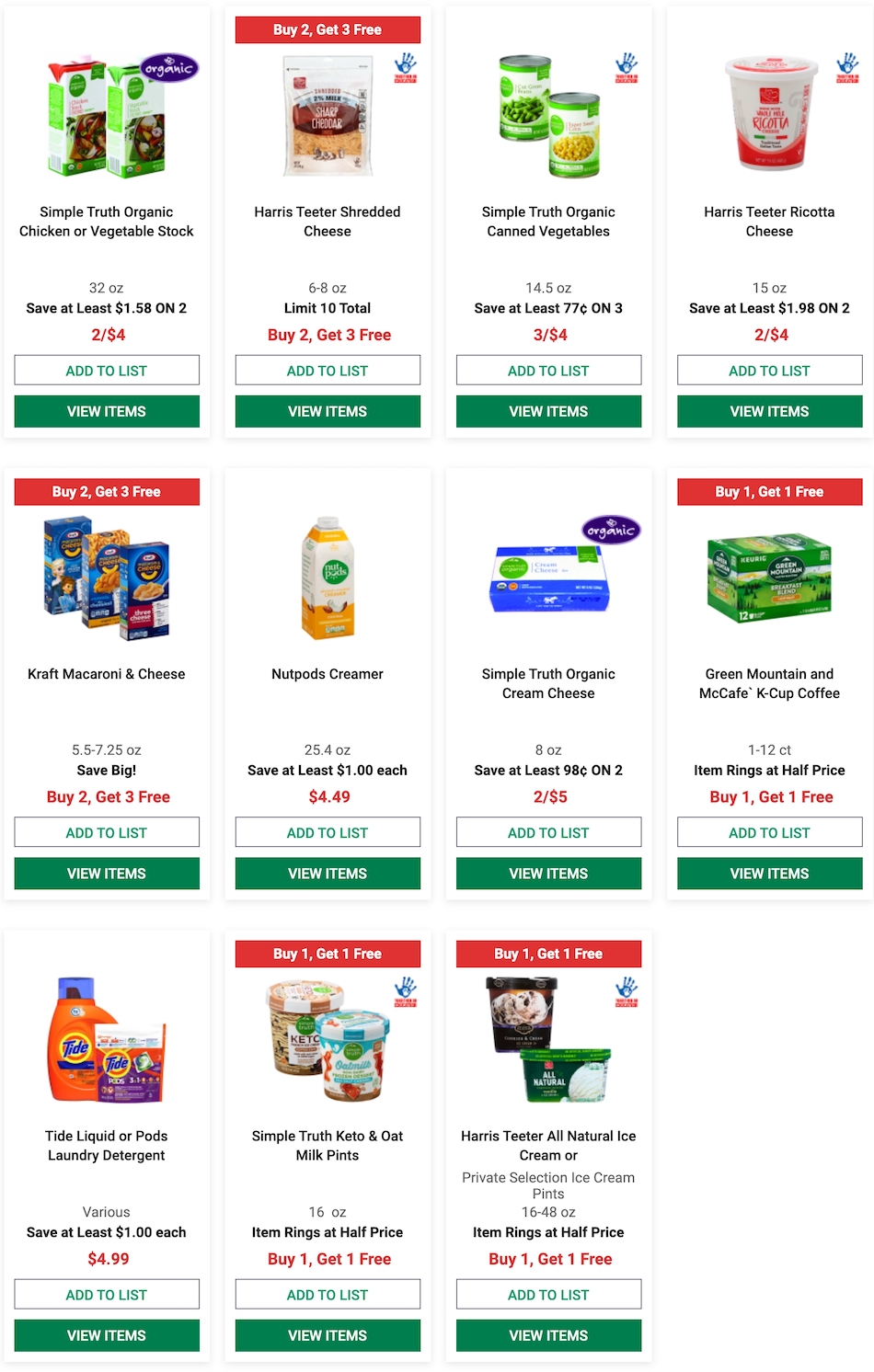 Harris Teeter Weekly Ad