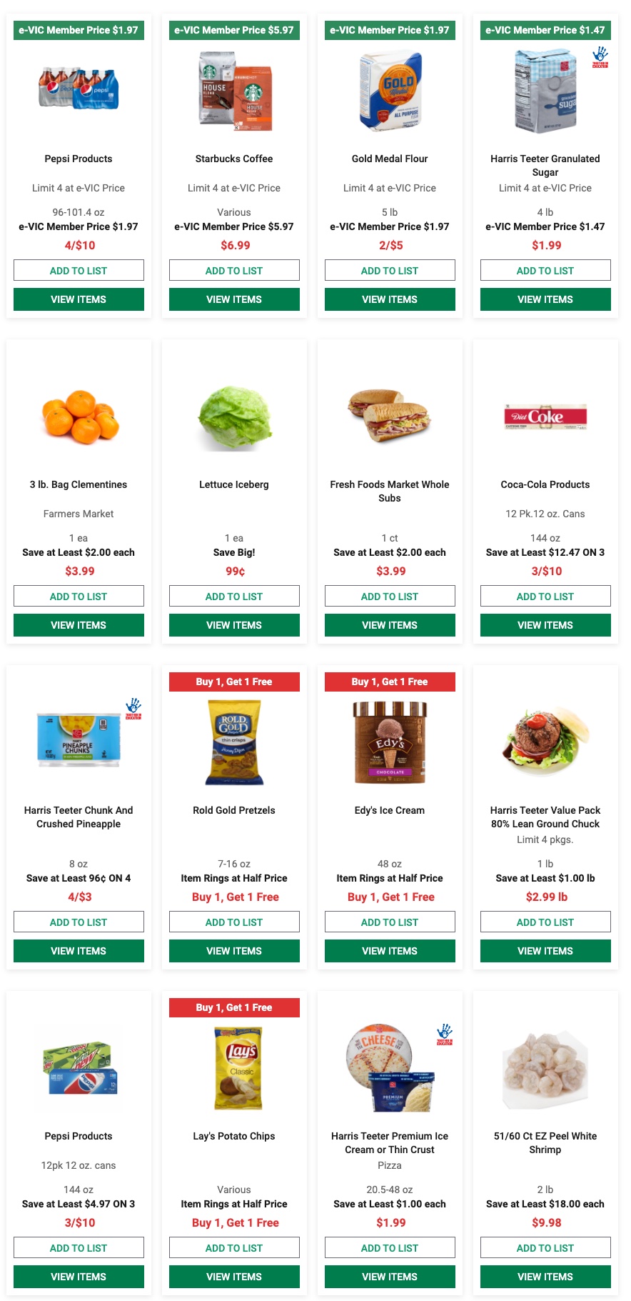 Harris Teeter Weekly Ad
