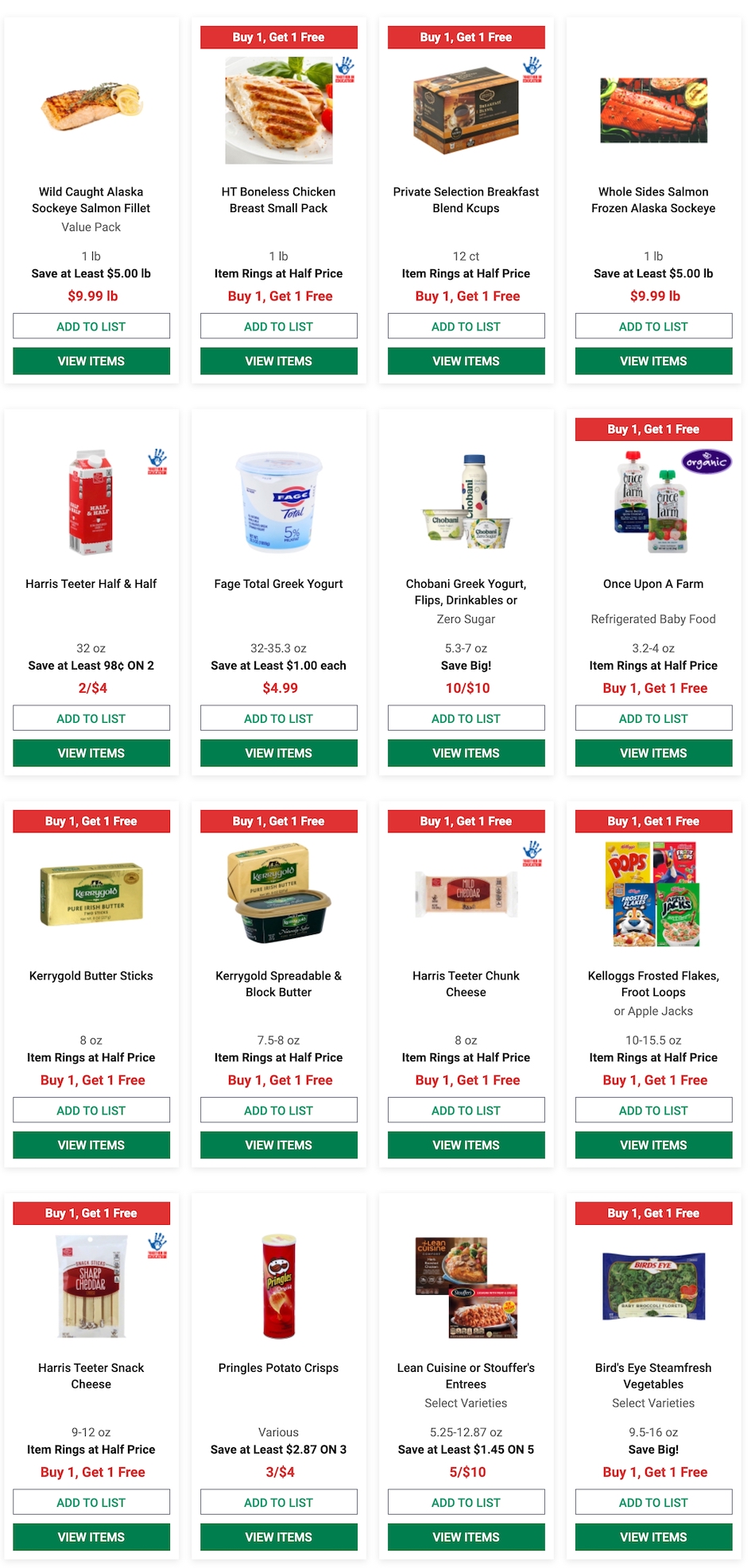 Harris Teeter Weekly Ad