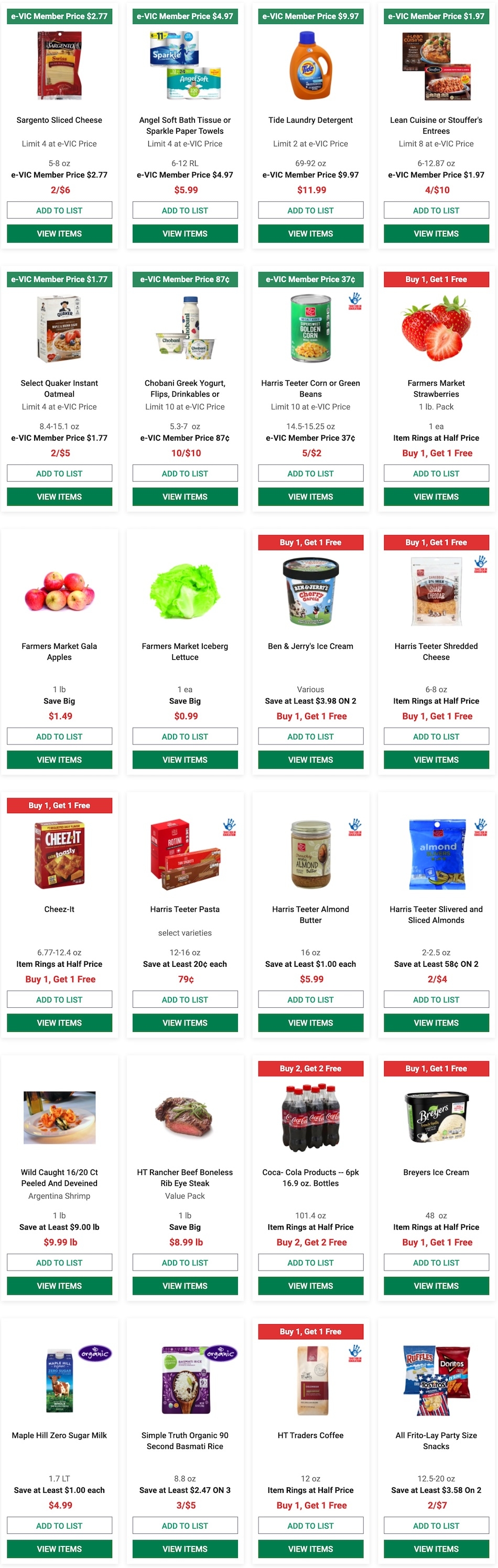 Harris Teeter Weekly Ad