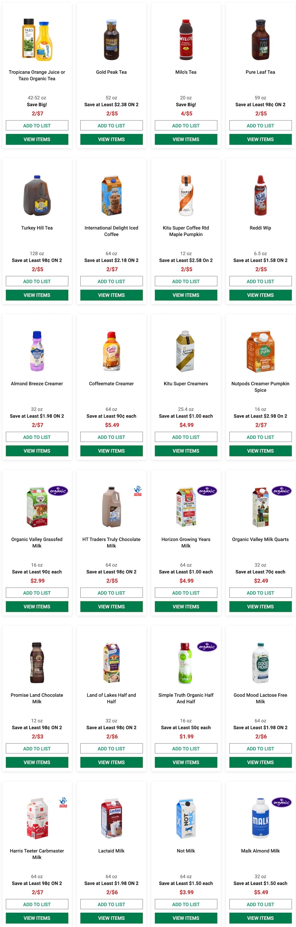 Harris Teeter Weekly Ad page 10