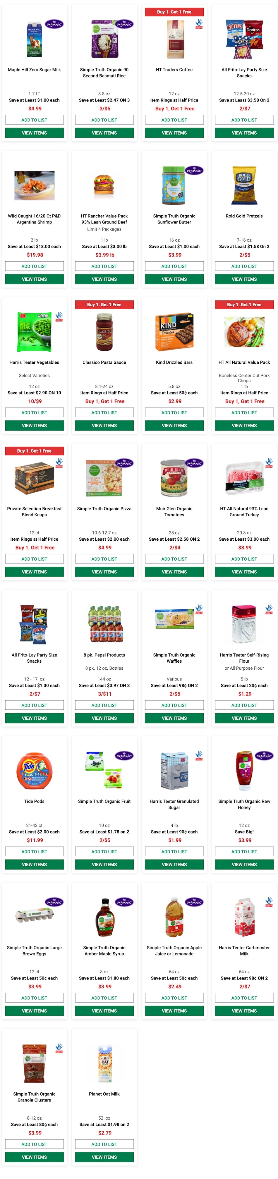 Harris Teeter Weekly Ad