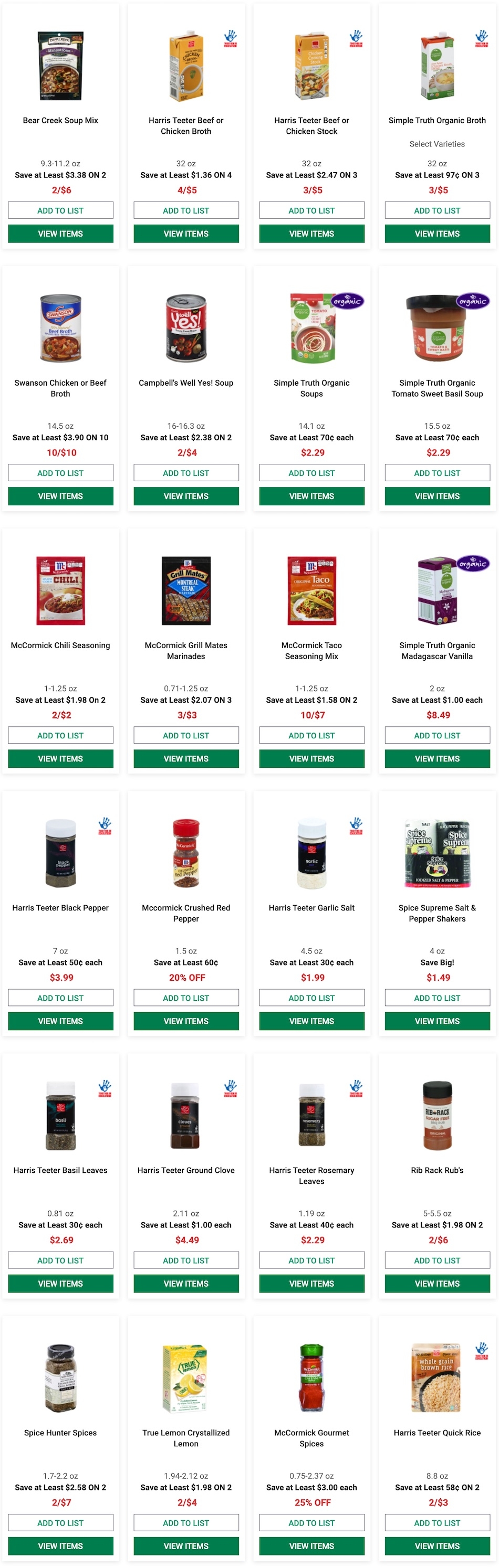 Harris Teeter Weekly Ad page 29