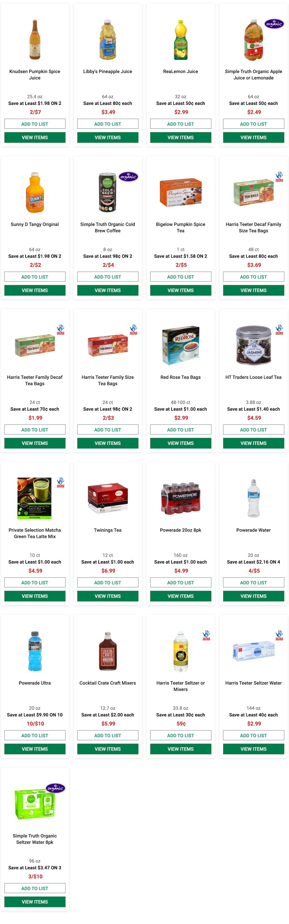 Harris Teeter Weekly Ad page 38