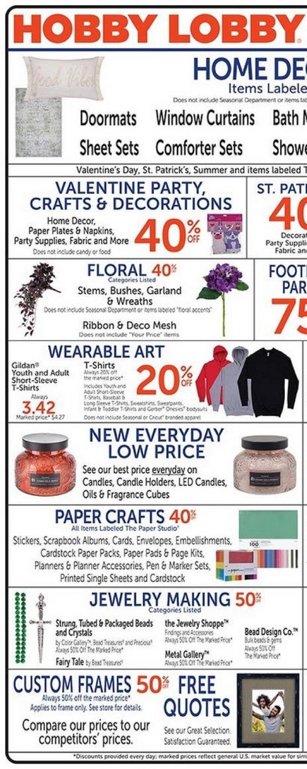 Hobby Lobby Ad
